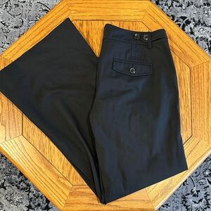 *MARTIN + OSA* Black Wide-Leg Wool Blend Dress Pants Size 4